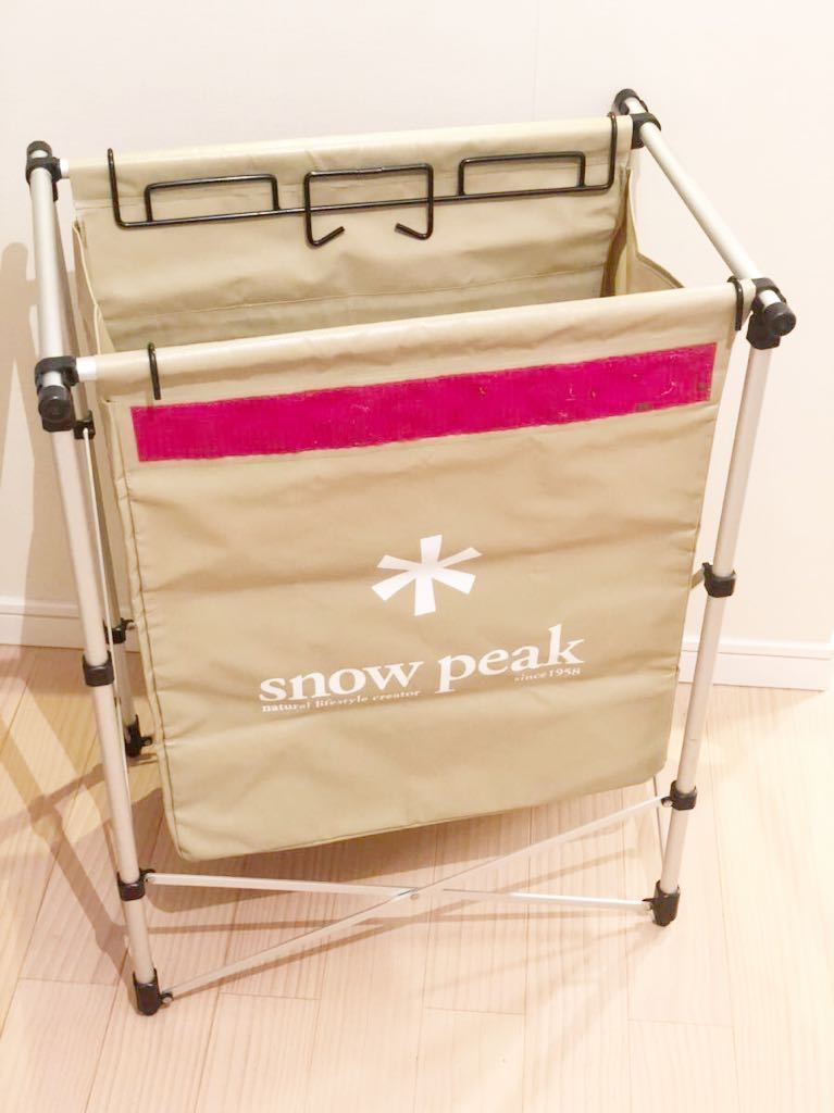 期間限定特典付 中古 美品 snow peak ガビングスタンド ベージュ