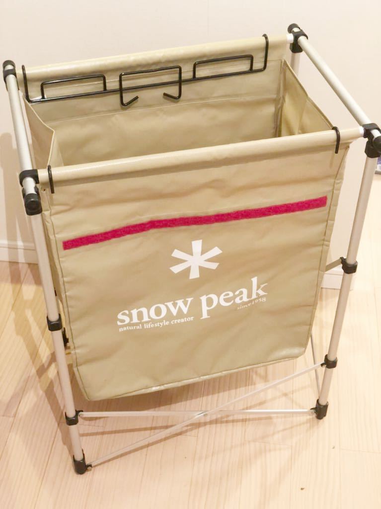 期間限定特典付 中古 美品 snow peak ガビングスタンド ベージュ