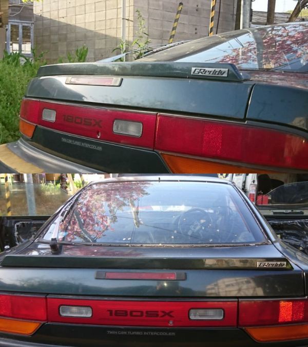 05 RPS13 RS13 180SX リアスポイラー チビッ羽根 後期リアスポやGT 