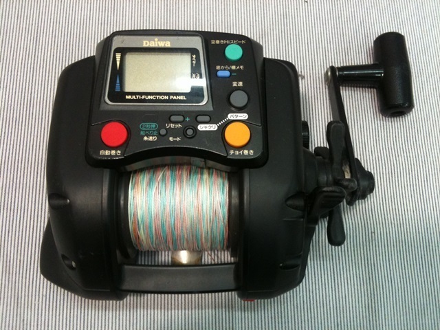 ダイワスーパータナコンS500電動リール通電動作確認済 ジャンク（動作未確認） Daiwa ダイワ S500 スーパーナタコン 電動