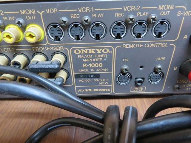 ONKYO オンキョー R-1000 - Yahoo!オークション AM⁄FMチューナー TUNER