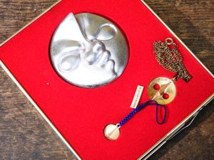 SALE❣️当時物万博岡本太郎 太陽の塔過去の顔信楽レリーフ希少品大阪