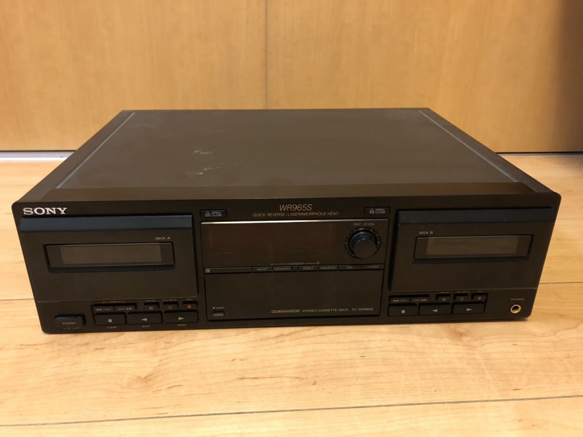 ジャンク☆SONY☆TC-K222ESG カセットデッキ ソニー