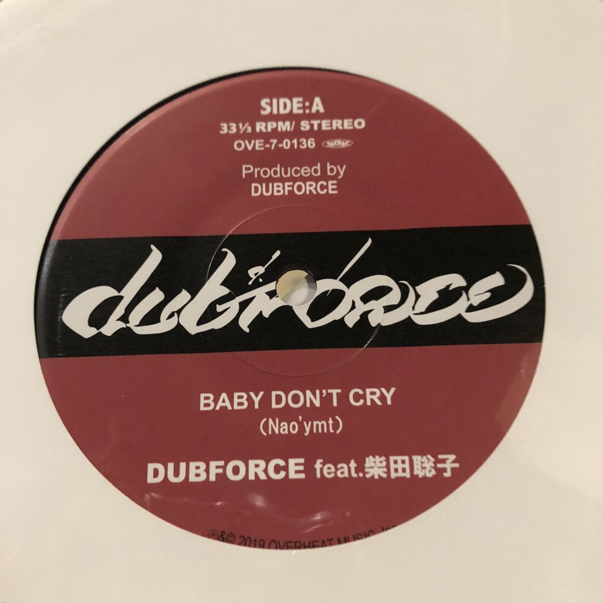 DUBFORCE 柴田聡子 7inch DON'T CRY Don't BABY Cry Baby 新品同様