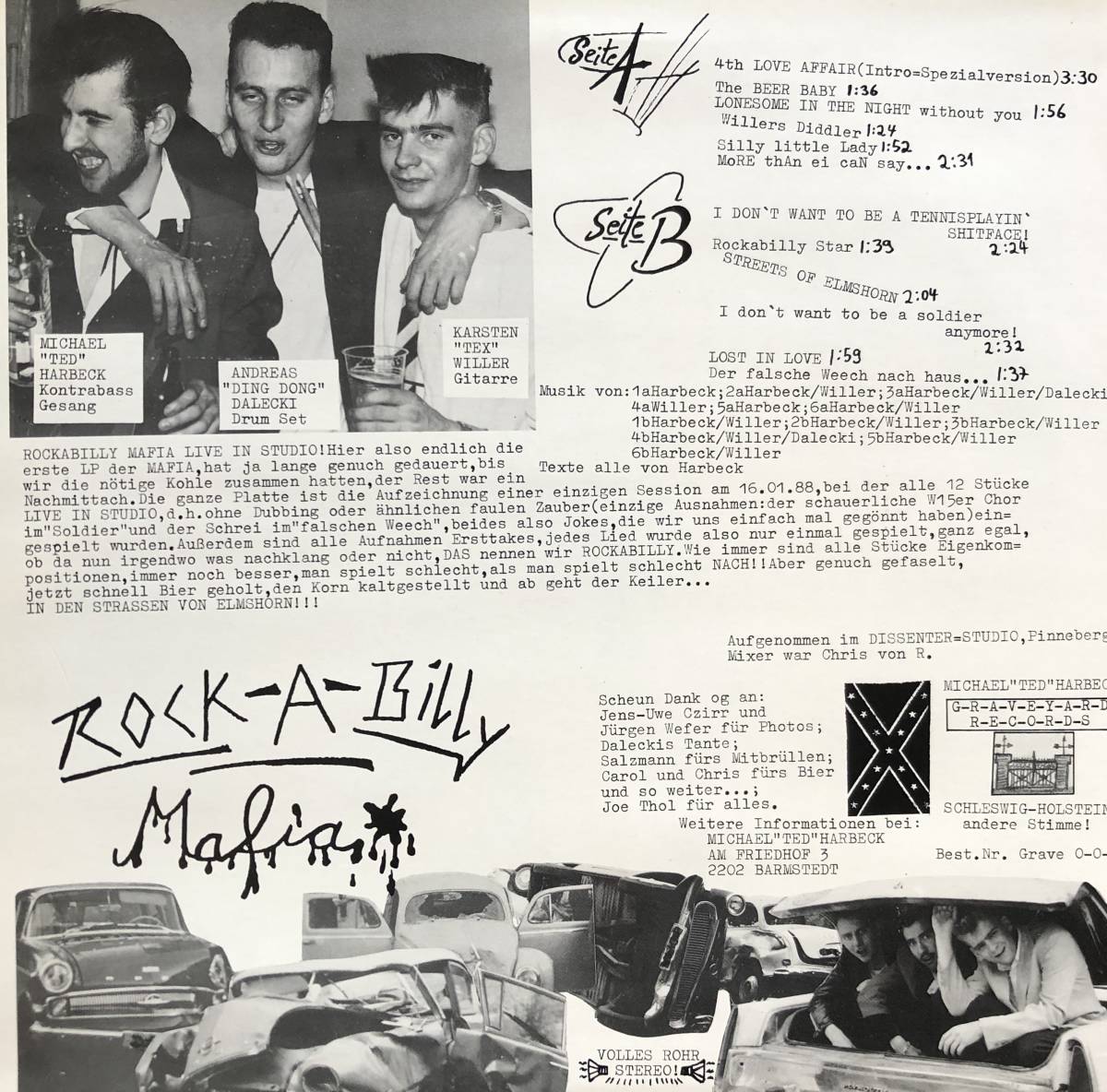 LP Mafia | Rockabilly ROCKABILLY MAFIA PSYCHOBILLY ROW! Ewigkeit 