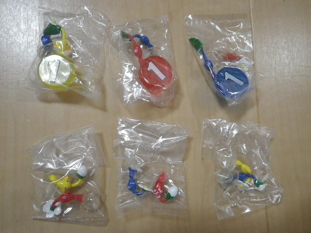 y_z Fig★『ピクミン』ぴたっと・マスコット■吸盤付きフィギュア■12個セット A■ガシャポン GP ガチャ■ユージン 任天堂