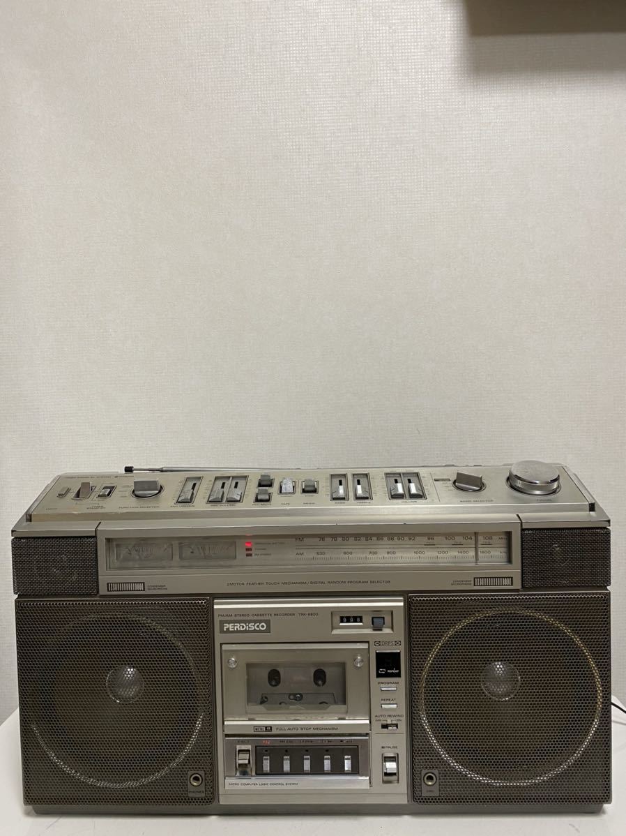 日立 HITACHI ラジカセ TRK-8800 パディスコ カセットレコーダー