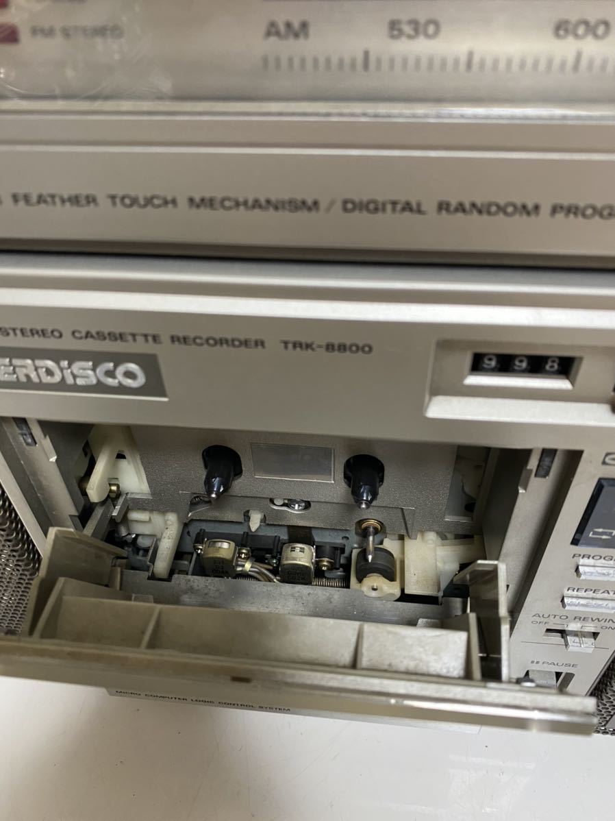 日立 HITACHI ラジカセ TRK-8800 パディスコ カセットレコーダー
