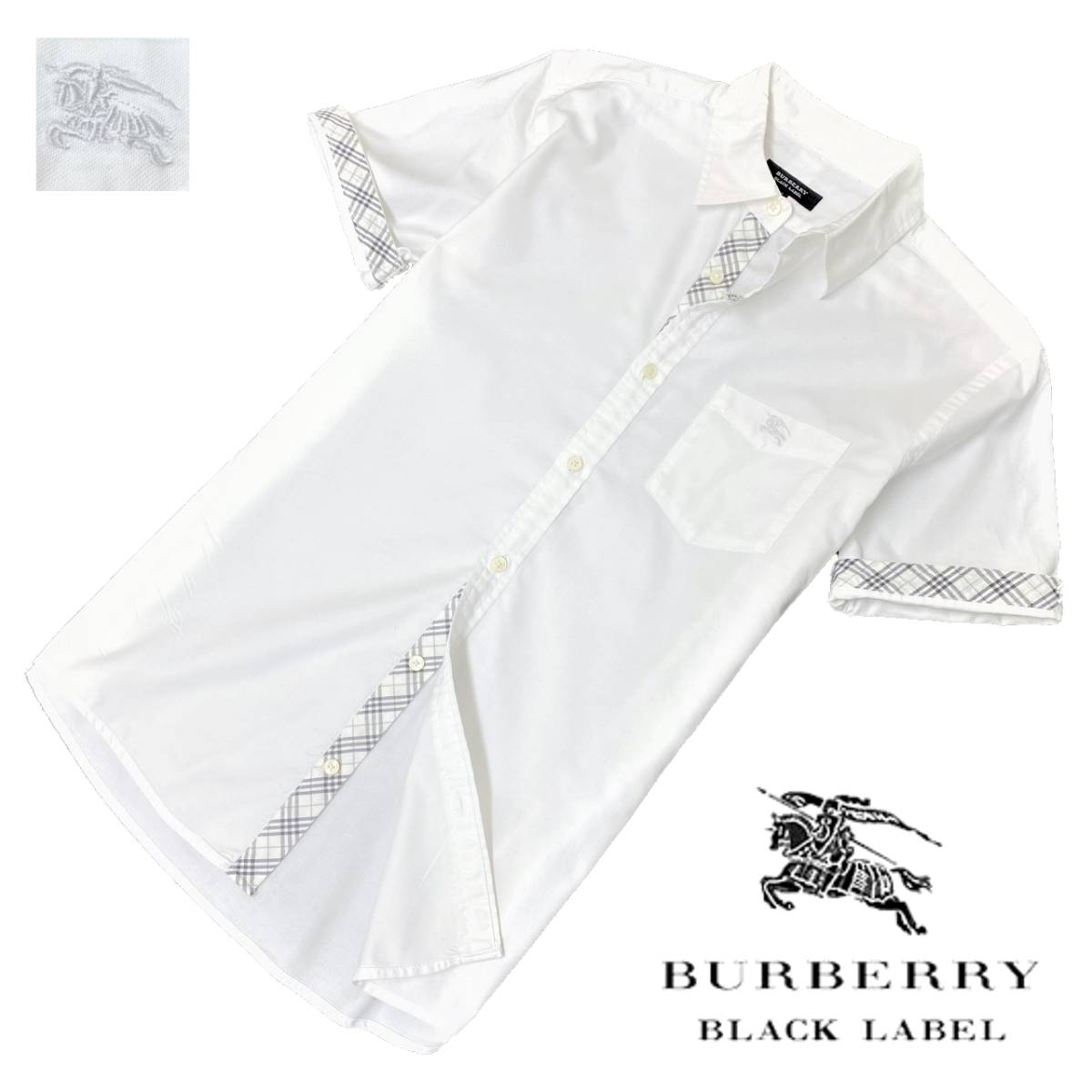 希少✨美品 BURBERRY 長袖シャツ ノバチェック シャドーホース ロゴ総 