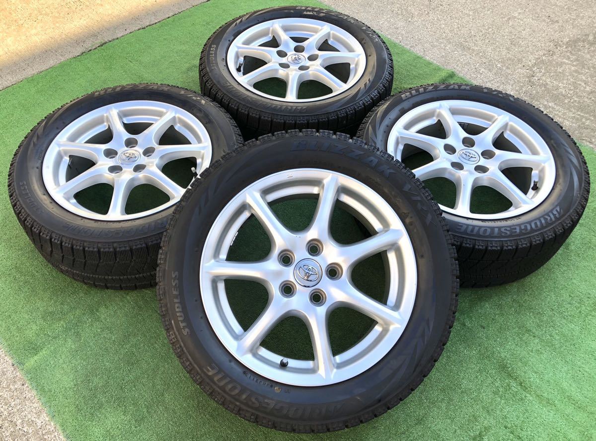 車 エスティマハイブリッド トヨタ純正17インチ 215/55R17