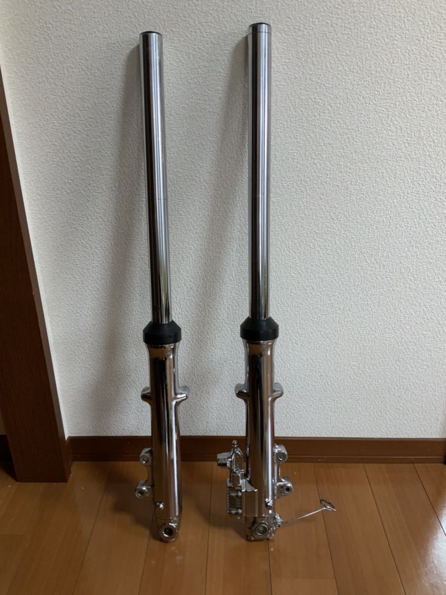 GS400 片アンチ ダブルディスク フロントフォーク GSX400E GSX400F