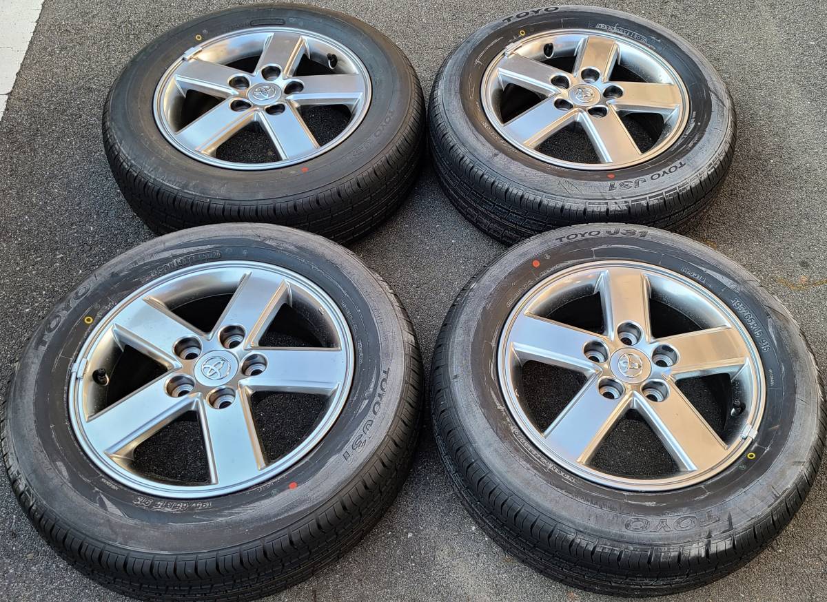 トヨタ純正の通販 195／65r15 トヨタ タイヤセット 後期 30系プリウス 