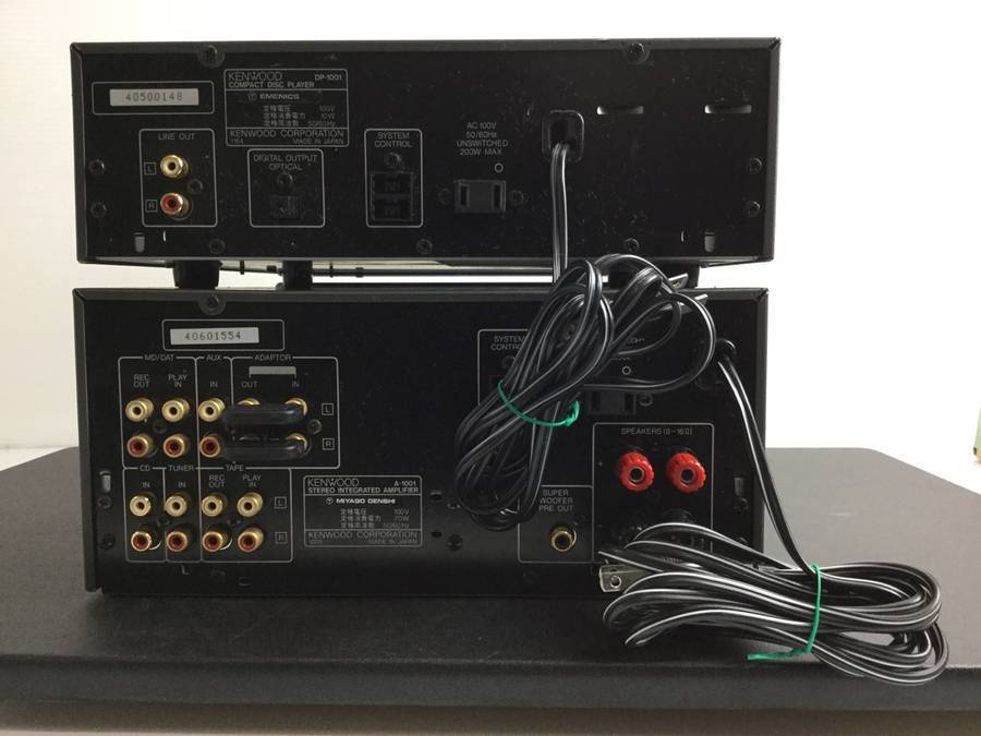 人気セール，SALE KENWOOD A-1001 プリメインアンプ (CDプレイヤー付き