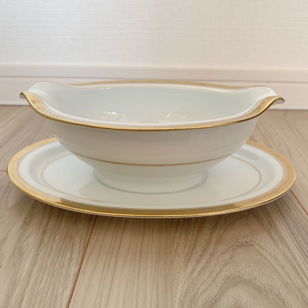 オールドノリタケOLD NORITAKE金彩スープカレー皿 Noritake ノリタケ オールドノリタケ NIPPON TOKI KAISHA グレービー