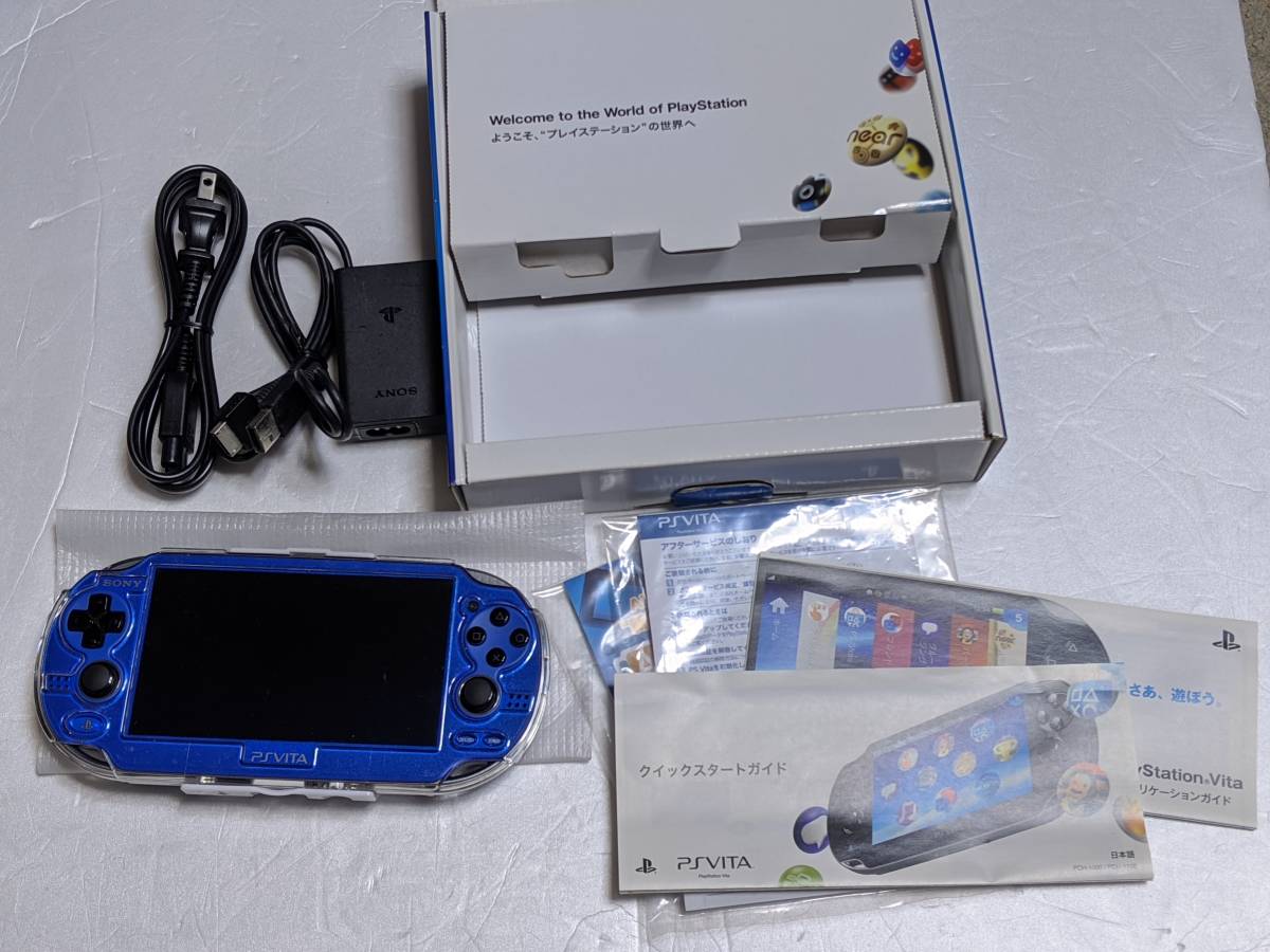 【極美品】PlayStation Vita Wi-Fiモデル　カバー&ケース付 極美品】PlayStation Vita Wi-Fiモデル カバー&ケース付 PlayStation