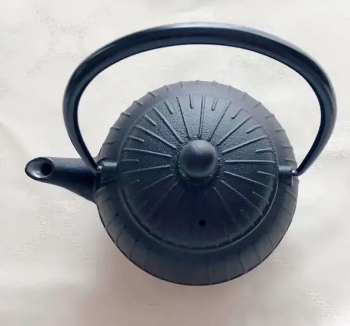 佐藤清光作 茶釜 桜川地紋 透木釜 茶道具 共箱 茶釜 透木釜 『釜師 釜 