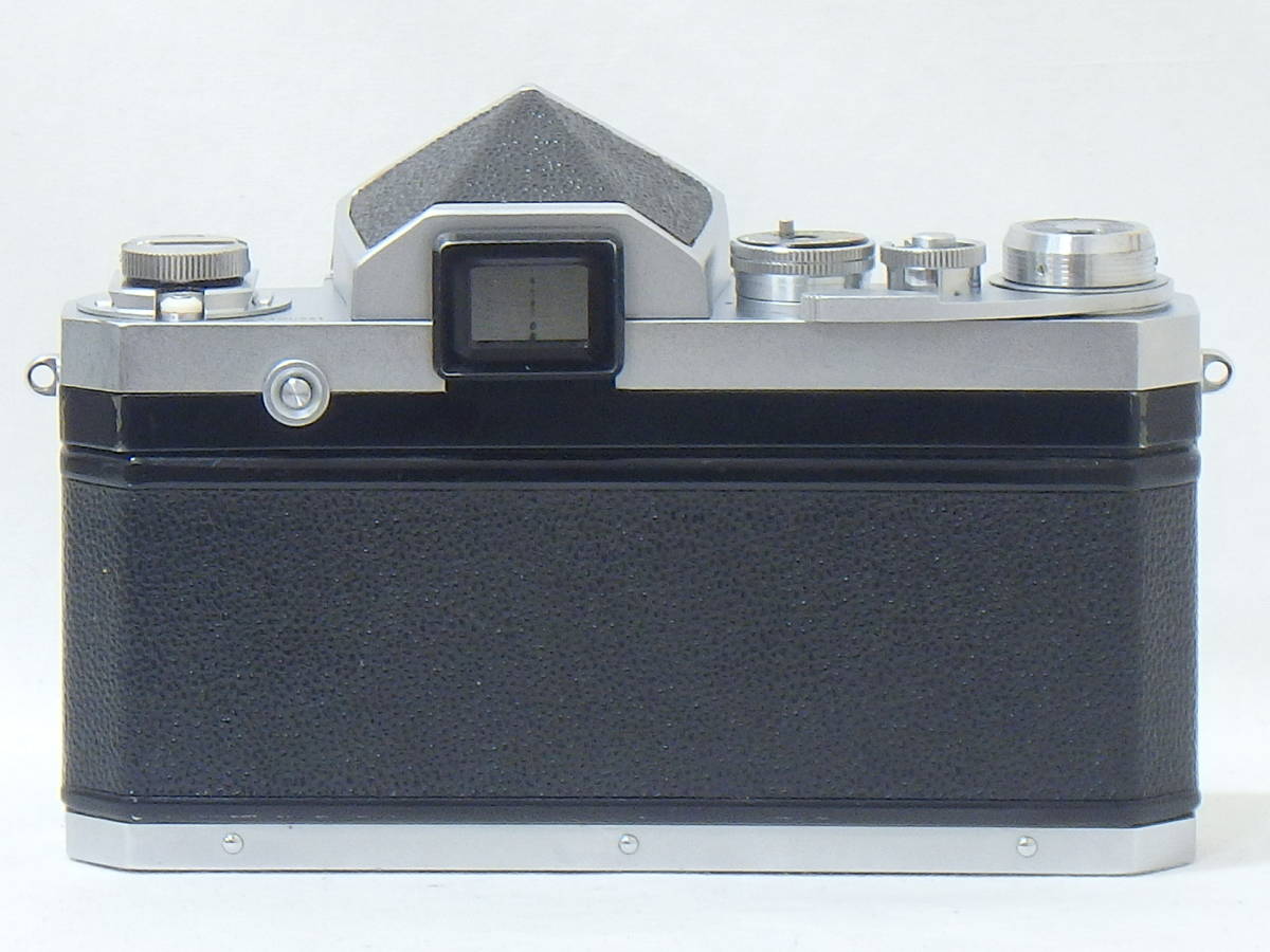 NIKON F NIVEAU D'Œil Appareil Photo Argent 35mm SLR Film Nippon Kogaku