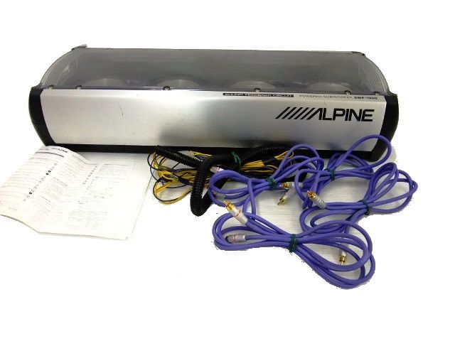 SWE-1900 ALPINE アルパイン ウーハー アンプ内蔵 ジャンクALPINE
