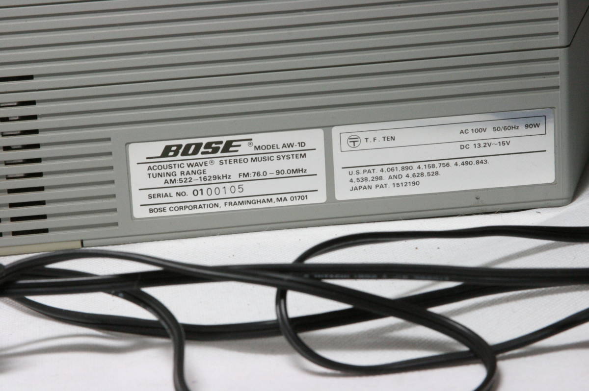 BOSE ACOUSTIC WAVE MODEL AW-1D ジャンク扱い [0e25] Wave Acoustic