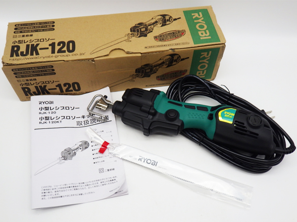 ♪【未使用】リョービ(RYOBI) 小型レシプロソー RJK-120 ケース無し 工具 切断工具