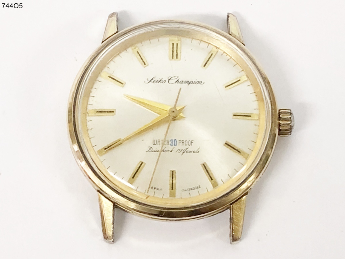 ☆SEIKO セイコー Champion チャンピオン J13040 19石 タツノオトシゴ