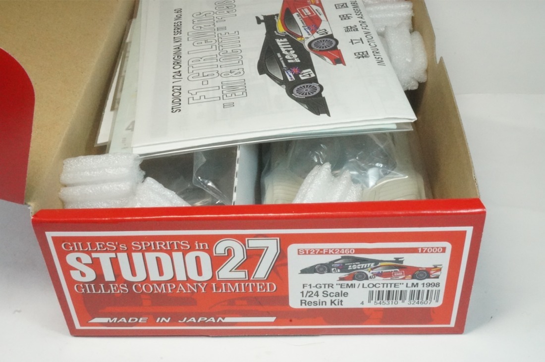FK2460 スタジオ27 1/24 レジンキット マクラーレン F1 GTR FK2460 スタジオ27 1/24 レジンキット マクラーレン F1 GTR