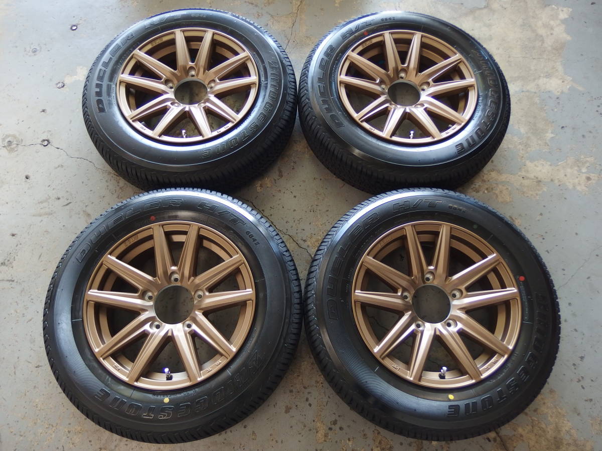 格安，大得価 ホイール KYOHO SEIN-SS 5.5Jx16+22 139.7-5H + BRIDGESTONE DUELER H/T 684Ⅱ 175/80R16 4本セット ジムニー(ラジアルタイヤ)｜売買されたオークション情報、yahooの商品情報をアーカイブ公開 - オークファン 5穴
