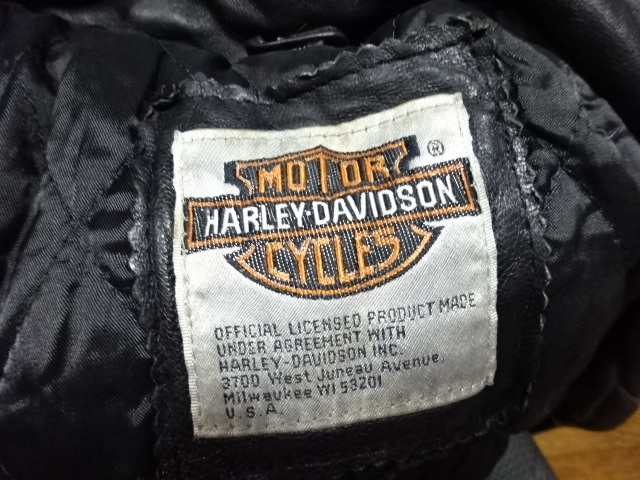Harley-Davidson 本革　ライダースジャケット ハーレーダビッドソン 革ジャンの通販 F-21 △ハーレーダビッドソン