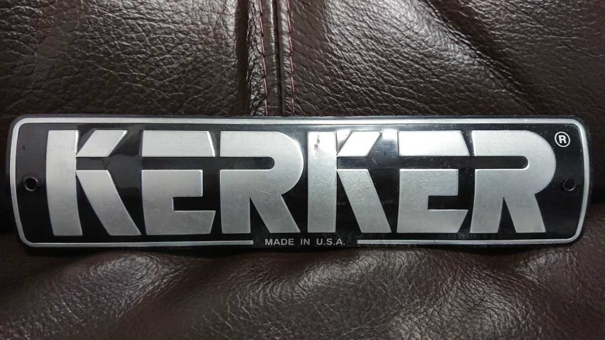 KERKER メガホンマフラー用 純正エンブレム カーカーメガホンマフラー