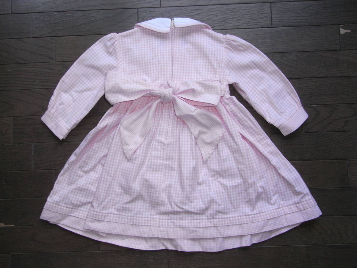 ベビーディオールbaby Dior ワンピース サイズ18ヶ月 1歳半 白 ピンク ギンガムチェック ワンピース ミニ 売買されたオークション情報 Yahooの商品情報をアーカイブ公開 オークファン Aucfan Com