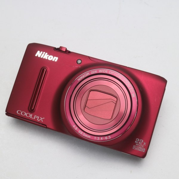 Nikon COOLPIX S9500 レッド (動作確認済み) COOLPIX S9500 撮影動作確認済み 美品 一部難有り品 Nikon S9500 COOLPIX