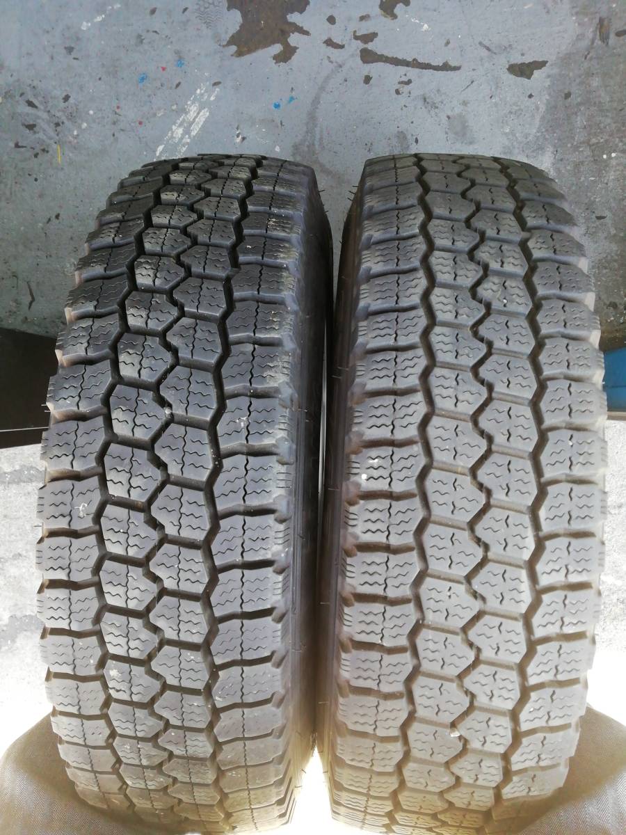 【即決あり】ファルケン製スタッドレス　S743　165R13/6PR　２本セット中古品　プロボックス・サクシード　車検・貿易・ノーマル戻し等に_2
