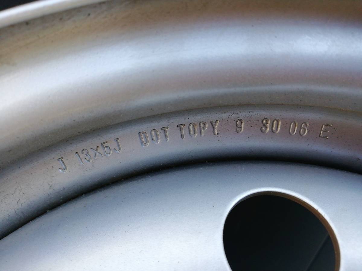 【即決あり】ファルケン製スタッドレス　S743　165R13/6PR　２本セット中古品　プロボックス・サクシード　車検・貿易・ノーマル戻し等に_5