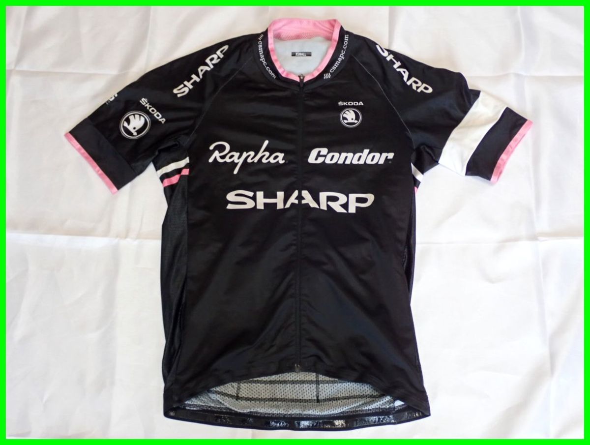 ★Rapha/ラファ プロチーム 半袖サイクルジャージ メンズXS/ブラック/ストレッチ/自転車・サイクリングウェア#1358800269
