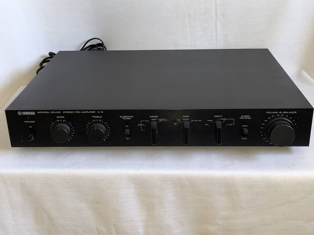 Yamaha C-2 プリアンプ メンテナンス整備済完動品 ◇◇ YAMAHA C-2 プリアンプ 整備済・動作良好 美品 ヤマハ ◇◇