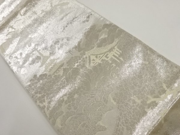 ♪IDnet即決♪ 未使用品 京洛風景東寺模様織出し袋帯