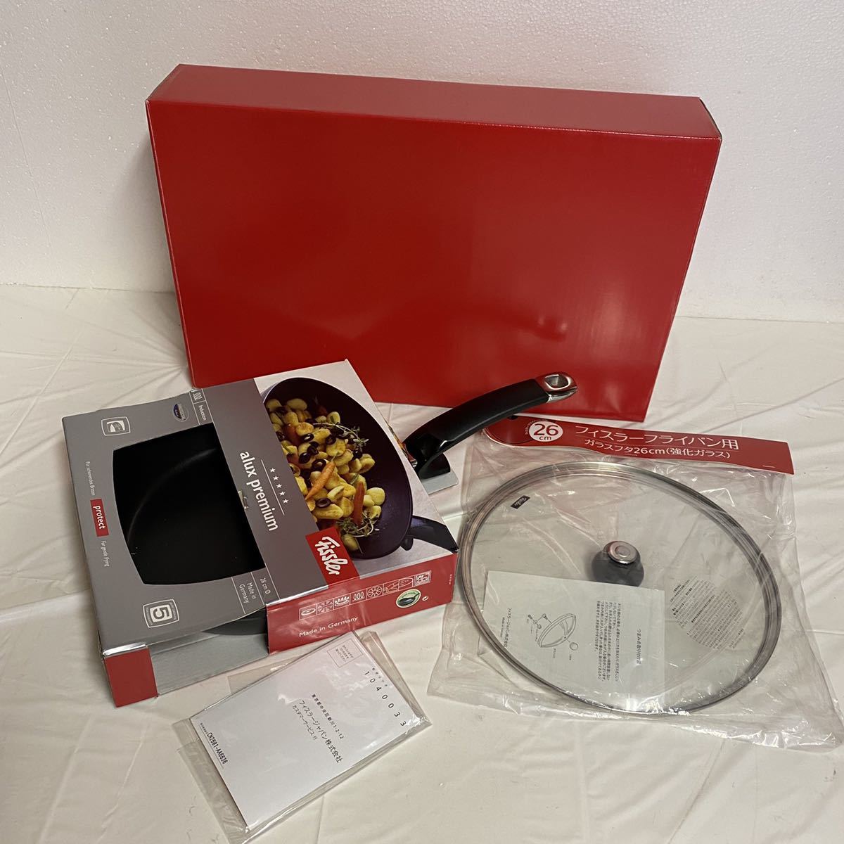 正規品，大得価 Fissler フィスラー フライパン 26cm アルックス IH対応 ガラスフタ付 ドイツ製(一般)｜売買されたオークション情報、yahooの商品情報をアーカイブ公開 - オークファン 一般