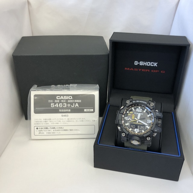 中古 G-SHOCK ジーショック CASIO カシオ 腕時計 GWG-1000-1A3JF マッドマスター MUDMASTER 電波ソーラー タフソーラー RY2821 カシオ G-SHOCK ジーショック ブラック GMW-B5000GD-1JF GA-2000