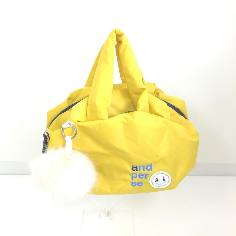 カートバッグ per アンパスィ se イエロー and AND |アンパスィ dショッピング PER イエロー系 SE (アンパスィ) 2WAYバッグ 中古・古着通販and AUA7016（ライム