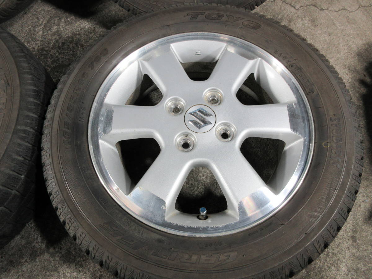 スズキ純正 TOYO GARIT G5 165/65R14 4本set №2716 室内保管 