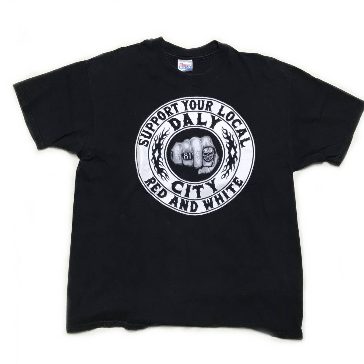 Angels Hells Support 01 Red 0 Big Machine T-Shirt Tシャツ 