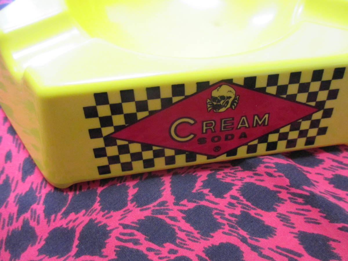 ピンクドラゴン　クリームソーダ　エンジェル　激レア灰皿 当時物☆メラミン灰皿☆cream soda☆クリームソーダ☆pink dragon