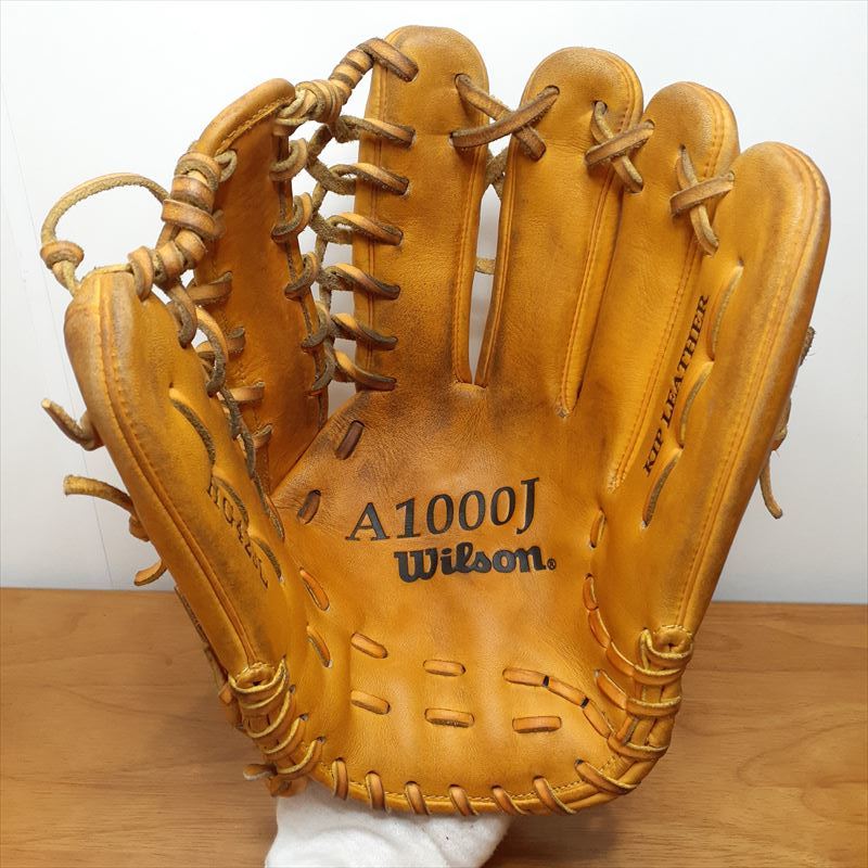 超激得，新品 Wilson A1000J キップレザー 外野用 硬式グローブ(外野手用)｜売買されたオークション情報、yahooの商品情報をアーカイブ公開 - オークファン 大人用