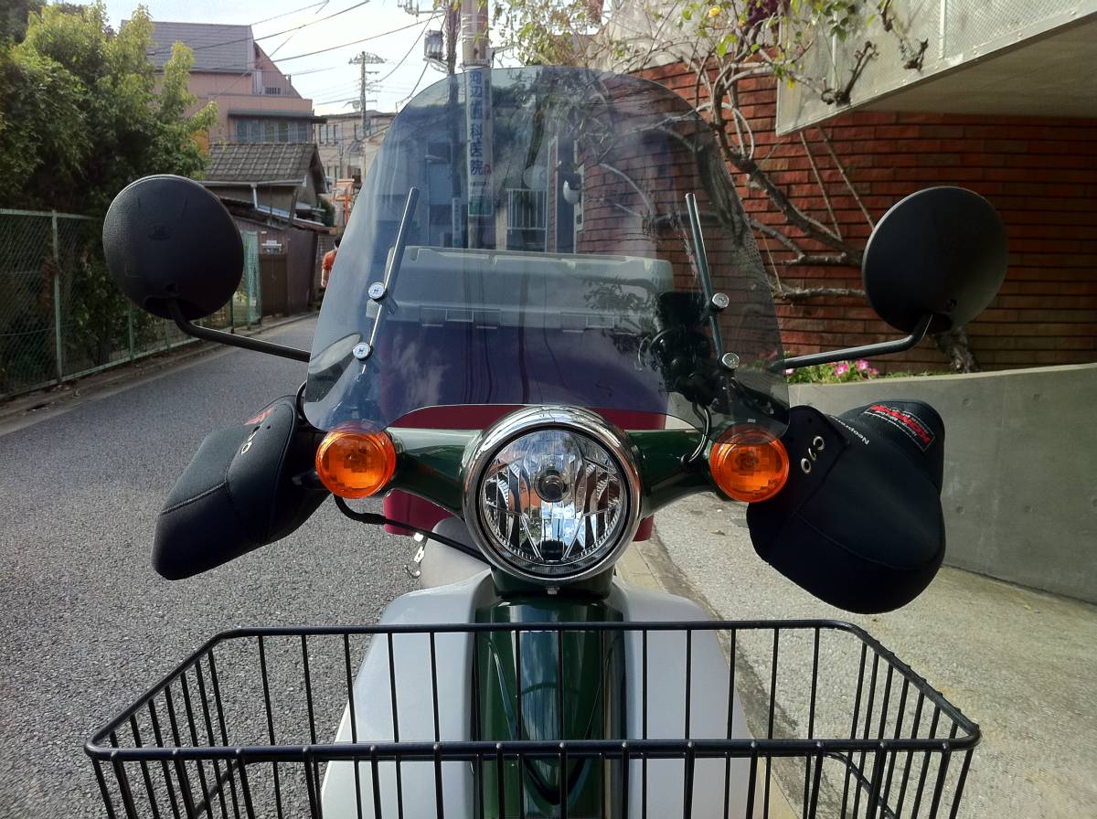 スーパーカブ110 原付用ウインドスクリーン Ws 04 メーターバイザー 風防 ウインドシールド フロントスクリーン スクリーンシールド フロント 売買されたオークション情報 Yahooの商品情報をアーカイブ公開 オークファン Aucfan Com