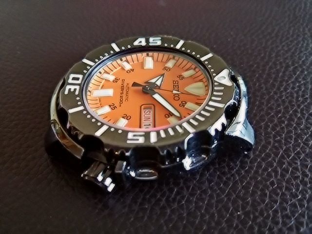 セイコー ダイバー モンスター SEIKO SZEN00系 Night Monster カスタム