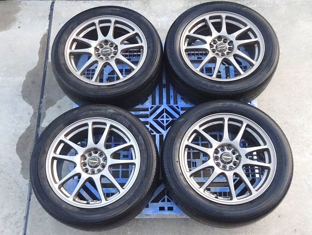 軽量17インチ・A-TECH・SCHNEIDERシュナイダー 5穴用PCD100と114.3の10 