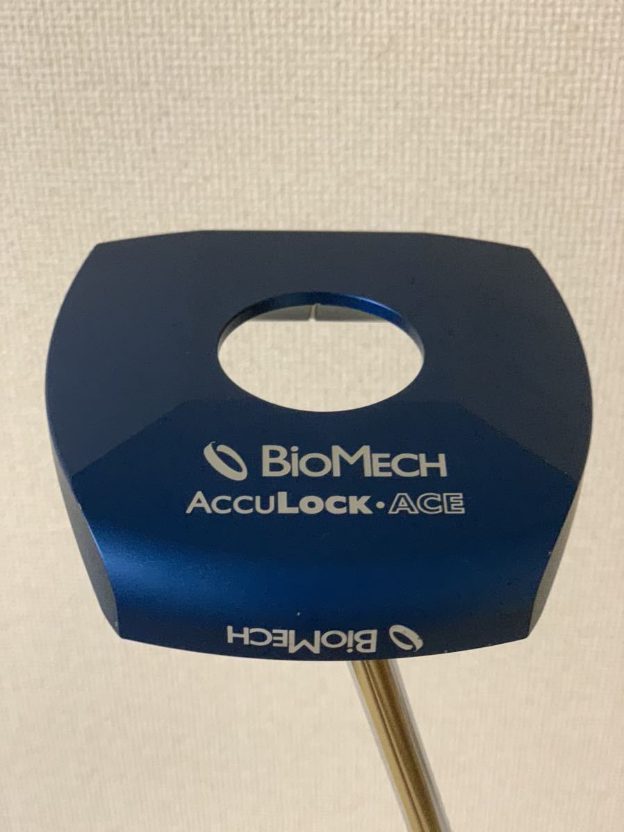 美品 BioMech GOLF ACCULOCK・ACE PUTTER バイオメックゴルフ アキュロックエースパター 39インチ 片山晋呉 中尺 長尺 BioMech Putter Acculock ACEパター 激レアです。 Putting