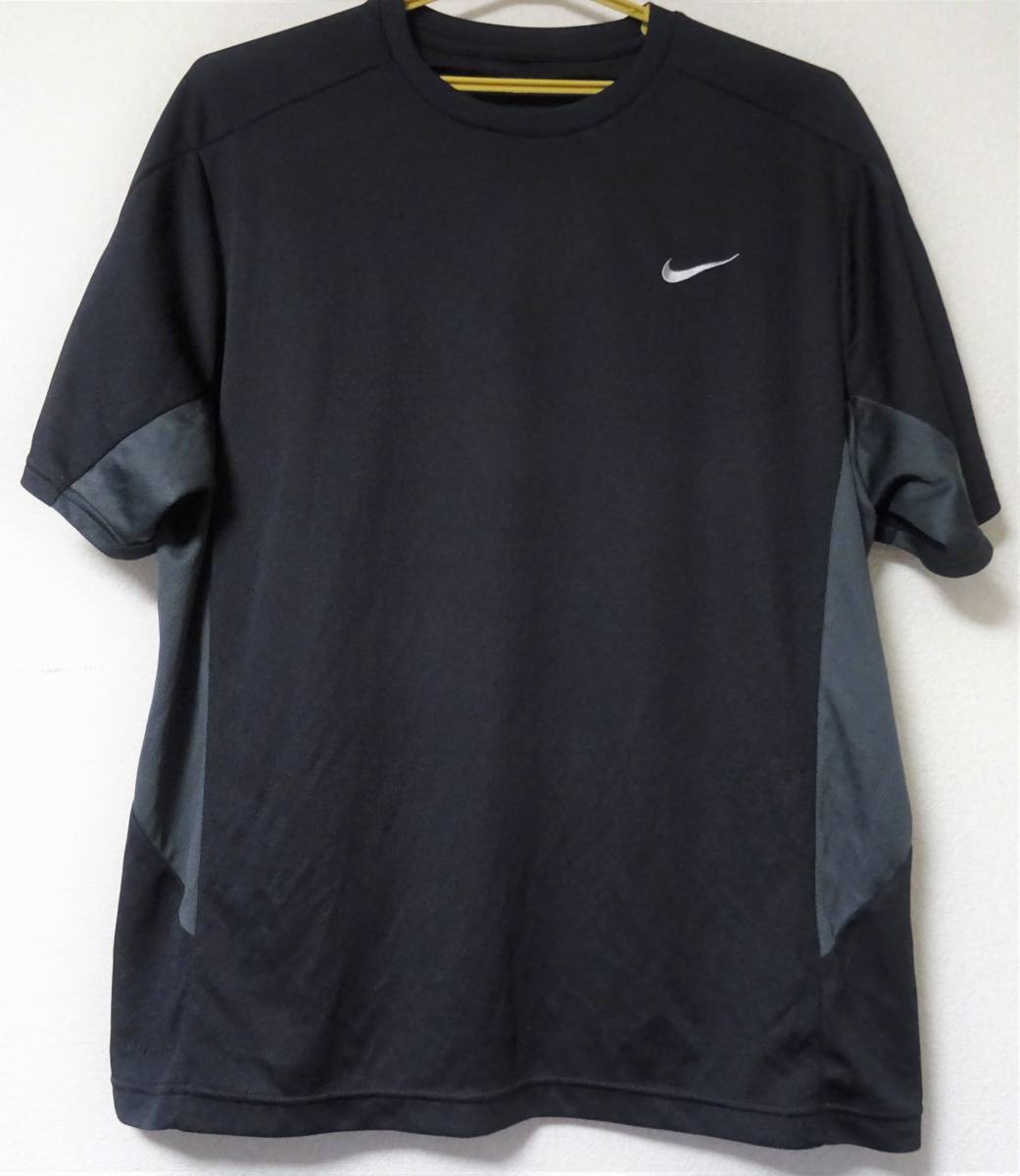 お得，最新作 NIKE ナイキ Tシャツ XXL 2XL ブラック ポリエステル100％ 胸囲：122㎝(XLサイズ以上)｜売買されたオークション情報、yahooの商品情報をアーカイブ公開 - オークファン 半袖Tシャツ