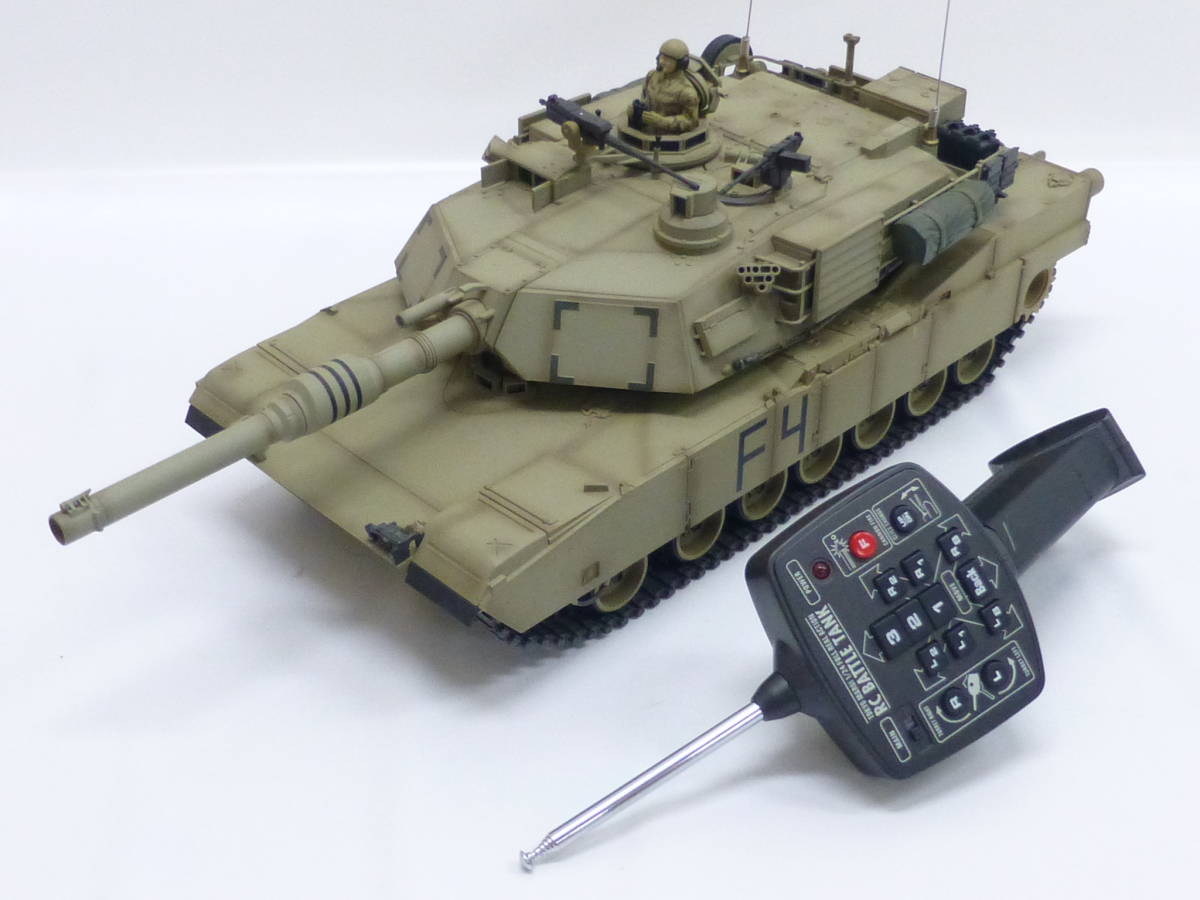 東京マルイ 1/24 R/Cバトルタンク M1A2エイブラムス イラク戦仕様 中古