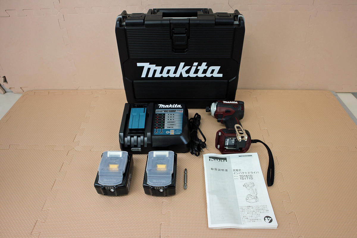 マキタ インパクト | トルク180Nm td171dgxarの通販 6Ah インパクトドライバTD171(18V)白 - TD171DRGX TD171DGXAR 価格.com オークション比較 [オーセンティックレッド] MAKITA|充電式インパクトドライバー|ハードオフ公式通販オフモール インパクトドライバTD171(18V)赤 インパクトTD171DGXに限定の新色登場！